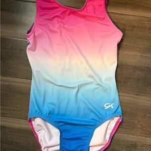 GK Pink and Blue Gymnastics Leotard